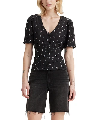 Levi's Women's Dolores Short-Sleeve Blouse