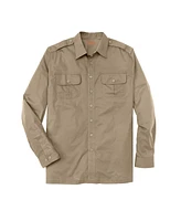 Boulder Creek Big & Tall by KingSize Long Sleeve Pilot Shirt