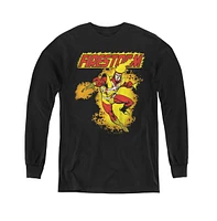 Dc Comics Boys Youth Firestorm Long Sleeve Sweatshirts