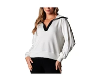 Tavi Women's Cozy Collared Sweatshirt