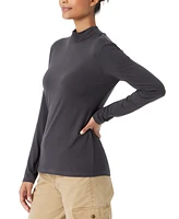 Bass Outdoor Women's Mock-Neck Long-Sleeve Top