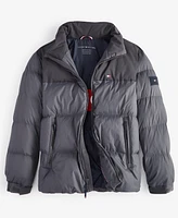 Tommy Hilfiger Men's Mixed-Media Puffer Jacket