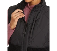 Bass Outdoor Women's Mixed-Media Zip-Front Campfire Vest