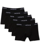 Lacoste Men's 5-Pack Regular-Fit Stretch Logo Band Boxer Briefs