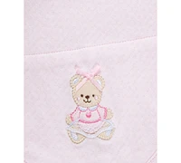 Little Me Baby Girls Bear Cotton Gift Box Set