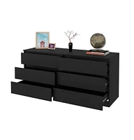 Fm Furniture Seul 6 Drawer Double Dresser