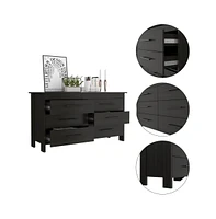 Fm Furniture Luxor 6 Drawer Double Dresser