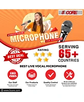 5 Core Microphone Xlr Dynamic Karaoke Singing Handheld Microfono Professional Vocal Dj Music Mic