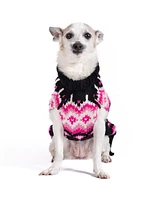 Chilly Dog Artic Pink Dog Sweater