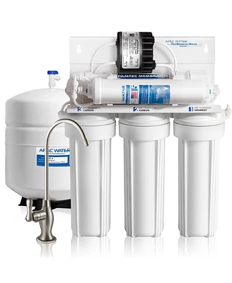 Apec Water Systems Ultimate Permeate Pumped Reverse Osmosis Water Systems for Drinking Water, for Low Pressure Homes - Assorted Pre