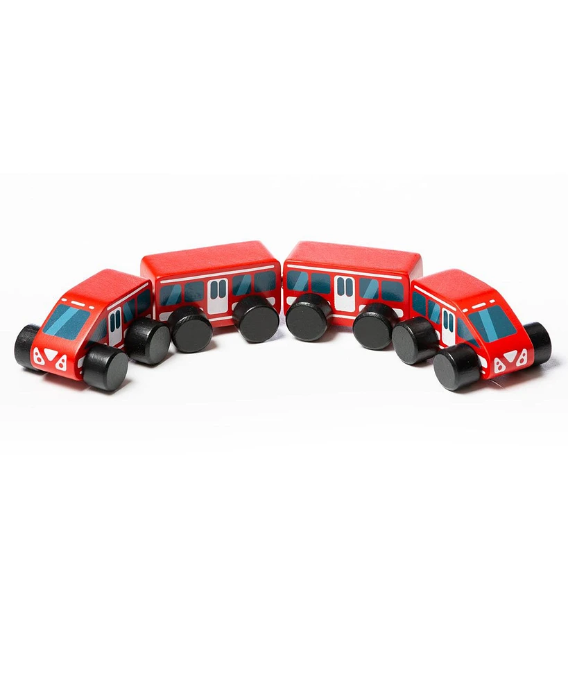 Cubika Wise Elk/Cubika Wooden toy - Express Train - Assorted Pre