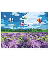 Artwille Paint by Number Kit Flight over Lavender Field - Assorted Pre