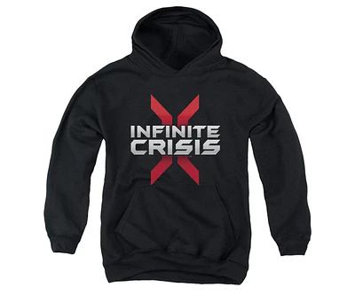 Infinite Crisis Boys Youth Logo Pull Over Hoodie / Hooded Sweatshirt