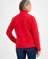 Style & Co Women's Polar Fleece Mock-Neck Jacket, Created for Macy's