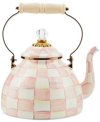 Mackenzie-Childs Rosy Check 2-Qt. Tea Kettle
