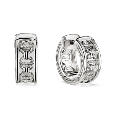 Judith Ripka Vienna Huggie Hoop Earrings