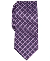 Alfani Men's Jacob Grid Tie, Created for Macy's