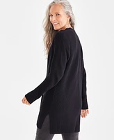 Style & Co Women's Open-Front Long-Sleeve Cardigan, Created for Macy's