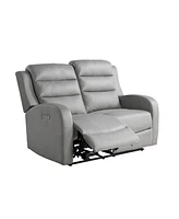 Relax A Lounger 54.7"W Polyester Akron Power Reclining Loveseat