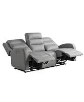 Relax A Lounger 77.2"W Polyester Akron Power Reclining Sofa