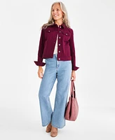 Style & Co Women's Classic Denim Jacket, Created for Macy's