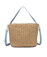 Like Dreams Sunset Straw Bucket Tote Bag