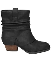 Bella Vita Women's Twyla Slouch Block Heel Ankle Boots