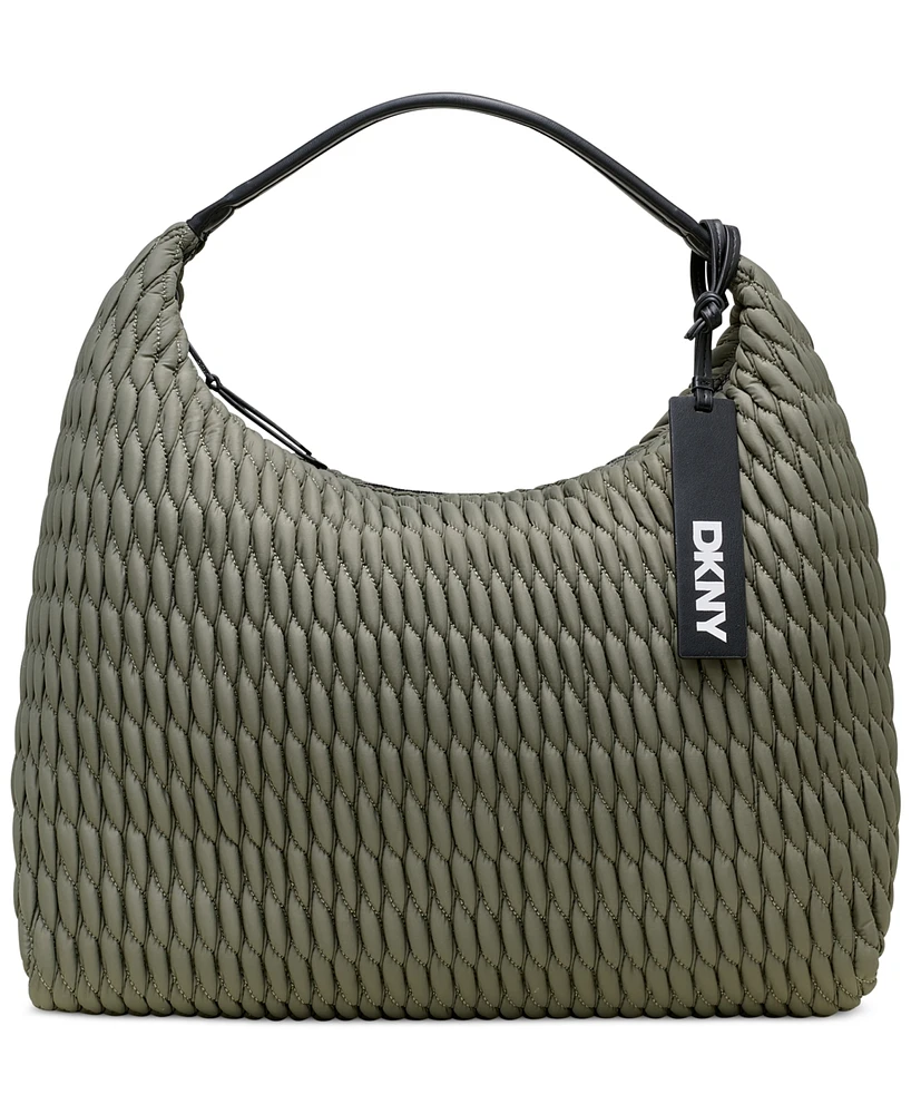 Dkny Mack Nylon Large Hobo Bag