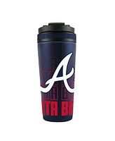 Wincraft Atlanta Braves 26oz. 4D Stainless Steel Ice Shaker Bottle