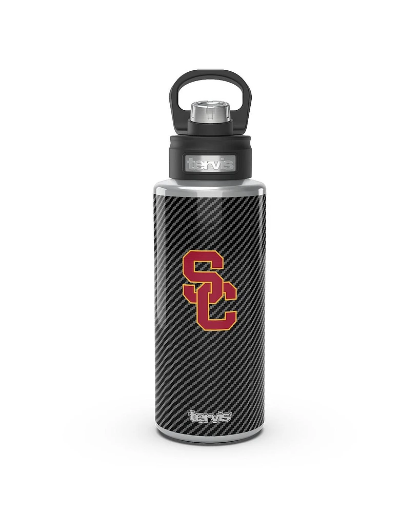 Tervis Tumbler Usc Trojans 32oz. Carbon Fiber Wide Mouth Water Bottle