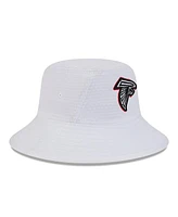 New Era Men's White Atlanta Falcons 2024 Nfl Training Camp Stretch Bucket Hat