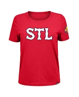 New Era Women's Red St. Louis Cardinals 2024 City Connect T-Shirt