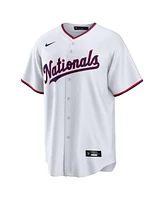 Nike Big Boys and Girls Cj Abrams White Washington Nationals Home Replica Player Jersey