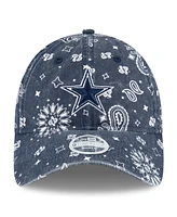 New Era Women's Navy Dallas Cowboys Paisley 9TWENTY Adjustable Hat