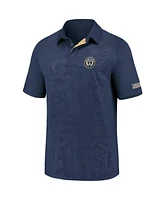 Fanatics Men's Navy Philadelphia Union Iconic Defender Raglan Polo