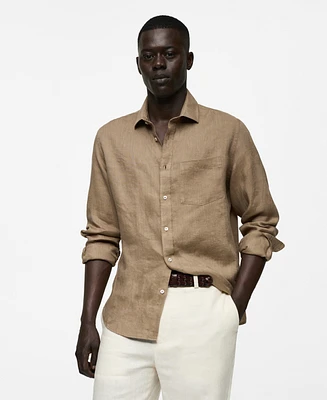 Mango Men's Linen Shirt