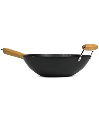 Sedona Kitchen Carbon Steel Nonstick Helper Handle 14" Wok