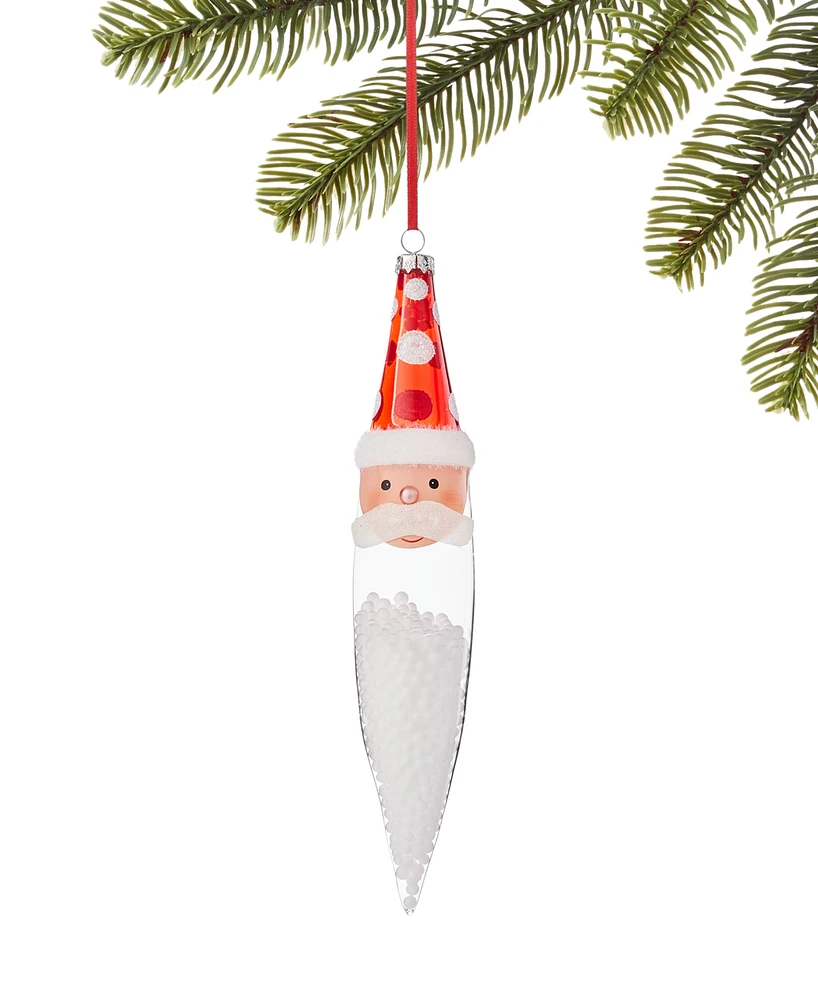 Holiday Lane Christmas Cheer Santa Head Ornament, Exclusively at Macy's