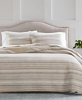 Charter Club Chantarelle Yarn-Dyed Cotton Sham, Standard, Exclusively at Macy's