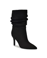 Nine West Women's Slouch Pointy Toe Stiletto Heel Dress Booties