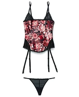 Adore Me Women's Zoie Corset & G-String Set