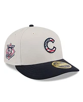 New Era Men's Black Chicago Cubs 2024 Fourth of July Low Profile 59FIFTY Fitted Hat