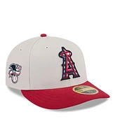 New Era Men's Red Los Angeles Angels 2024 Fourth of July Low Profile 59FIFTY Fitted Hat