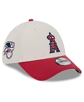 New Era Men's Red Los Angeles Angels 2024 Fourth of July 39THIRTY Flex Hat