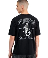 Guess Men's Relaxed Fit Short Sleeve Model Print T-Shirt