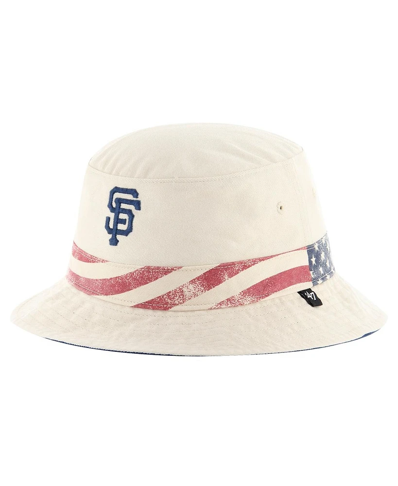 '47 Brand Men's Khaki San Francisco Giants Glory Daze Bucket Hat