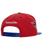 Mitchell & Ness Men's Red/Royal Detroit Tigers Hometown Snapback Hat