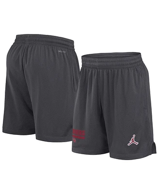 Jordan Men's Anthracite Oklahoma Sooners 2024 Sideline Mesh Shorts