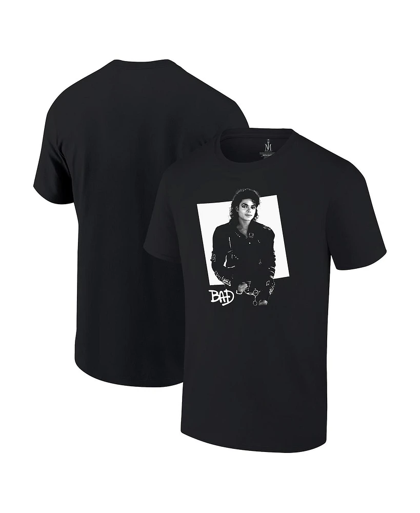 Ripple Junction Men's Black Michael Jackson Bad Brick Wall T-Shirt