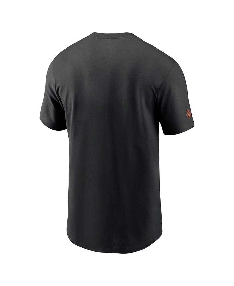 Nike Men's Black Cincinnati Bengals Sideline Performance T-Shirt